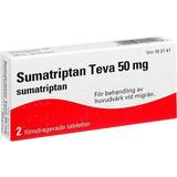 Värk & Feber - Värktabletter Receptfria läkemedel Sumatriptan Teva 50mg 2 st Tablett