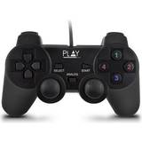 PlayStation 3 Handkontroller Ewent USB Wired Controller - Black