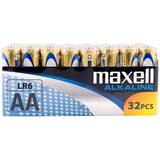 AA (LR06) - Klockbatterier Batterier & Laddbart Maxell LR6 AA Compatible 32-pack