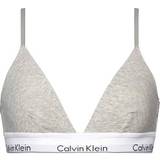 Calvin Klein Modern Cotton Lightly Lined Triangle Bralette - Grey Heather