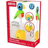 BRIO Plastleksaker Speldosor BRIO Play & Learn Record & Play Parrot 30262