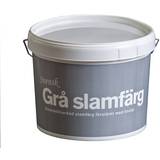 Slamfärg Svensk Grå Slamfärg Träfasadsfärg Grå 10L