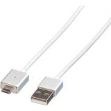 Roline Skärmad - USB-kabel Kablar Roline USB A-USB Micro-B 2.0 1m