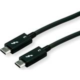 Roline USB C-USB C - USB-kabel Kablar Roline Thunderbolt 3 USB C-USB C 3.1 0.5m