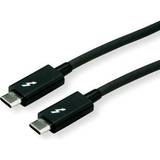 Roline USB C-USB C - USB-kabel Kablar Roline Thunderbolt 3 USB C-USB C 3.1 2m