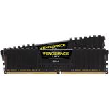 Svarta RAM minnen Corsair Vengeance LPX Black DDR4 3200MHz 2x8GB (CMK16GX4M2E3200C16)