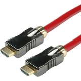 Roline HDMI-kablar - Röda Roline 8K HDMI -HDMI 2.0 1m