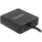 DeLock Kablar DeLock HDMI/USB Micro-B-3.5mm/Toslink M-F 0.2m