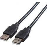 Roline Skärmad - USB-kabel Kablar Roline USB A-USB A 3m