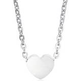 Blomdahl Halsband Blomdahl Heart Necklace - Silver