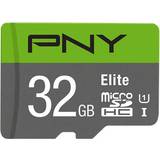 PNY Minneskort PNY Elite microSDHC Class 10 UHS-I U1 100MB/s 32GB