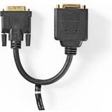 Kablar Nedis DVI-D-DVI-D/HDMI M-F 0.2m