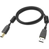 Vision USB-kabel Kablar Vision Ferrite USB A-USB B 2.0 1m