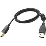 Vision USB-kabel Kablar Vision Ferrite USB A-USB B 2.0 5m
