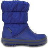 Crocs 35 Vinterskor Crocs Kid's Winter Puff Boot - Cerulean Blue/Light Grey