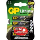 Engångsbatterier - Lithium Batterier & Laddbart GP Batteries Lithium AA 4-pack
