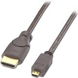 Lindy High Speed with Ethernet (4K) Kablar Lindy HDMI-Micro HDMI 2m