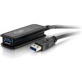 C2G PVC - USB-kabel Kablar C2G USB A-USB A 3.0 M-F 5m