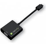 Techly Kabeladaptrar Kablar Techly IDATA HDMI-VGA2AU HDMI-VGA/3.5mm/USB Micro-B M-F 0.2m