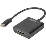 Lanberg HDMI-kablar Lanberg USB C-HDMI 3.1 M-F 0.2m