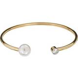Edblad Stela armband Edblad Luna Bracelet - Gold/Transparent/Pearl