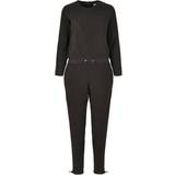 Rundringad Jumpsuits & Overaller Urban Classics Polar Fleece Jumpsuit - Black