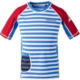 Pojkar UV-tröjor Barnkläder Didriksons Surf UV T-shirt - Malibu Blue Simple Stripe (502473-945)