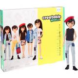 Mattel Dockkläder Dockor & Dockhus Mattel Creatable World Deluxe Character Kit Customizable Doll Black Straight Hair GGG54