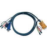USB-kabel - VGA Kablar Aten KVM VGA/2x3.5mm/USB A-VGA 2x3.5mm 3m
