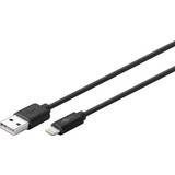 Goobay Rund - USB A-Lightning - USB-kabel Kablar Goobay USB A - Lightning 1m