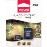 Maxell Minneskort & USB-minnen Maxell MicroSDHC Class 10 32GB