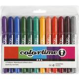 Bruna Tuschpennor Colortime Markers 5mm 12pcs