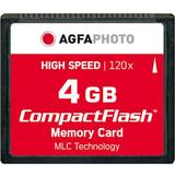 4 GB - Compact Flash Minneskort AGFAPHOTO Compact Flash 4GB (120x)