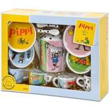 Micki Köksleksaker Micki Pippi Longstocking Porcelain Kids Tea Set