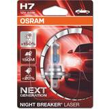 H7 12v 55w Osram H7 Night Breaker Laser Halogen Lamps 55W PX26d