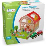 Kaniner - Träleksaker Lekset New Classic Toys Wooden Farm House Playset 10850