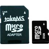 8 GB Minneskort TakeMS MicroSDHC 8GB