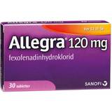 Astma & Allergi Receptfria läkemedel Allegra 120mg 30 st Tablett