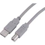 Hama USB A-USB B - USB-kabel Kablar Hama 1 Star USB A - USB B 2.0 5m