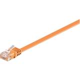 MicroConnect Nätverkskablar - Orange MicroConnect Flat UTP Cat6 RJ45 1m
