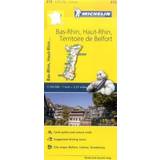 Bas-Rhin, Haut-Rhin, Territoire de Belfort - Michelin Local Map 315 (Falsad, 2016)