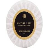 Benjamin Barber Balms Rakningstillbehör Benjamin Barber Shaving Soap Saffron & Leather 100g
