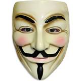 Superhjältar & Superskurkar - Vit Masker Rubies Guy Fawkes V for Vendetta Mask