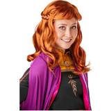 Orange - Tecknat & Animerat Peruker Rubies Anna Frozen 2 Wig Adult