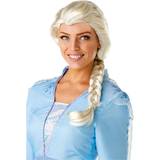 Sagofigurer - Vit Peruker Rubies Elsa Frozen 2 Wig Adult