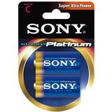 Batterier - C (LR14) Batterier & Laddbart Sony AM2-PTB2D 2-pack