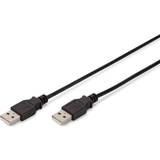 Digitus USB A-USB A - USB-kabel Kablar Digitus USB A - USB A 2.0 1m