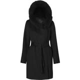 Hollies Insvängd Kläder Hollies Lucinda Wool Coat - Black