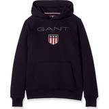Gant hoodie barn Barnkläder Gant Teen Boys Shield Hoodie - Evening Blue (906652)