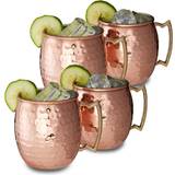 Relaxdays Moscow Mule Mugg 50cl 4st
